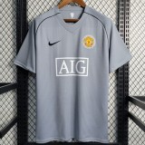 07 08 Man Utd GKR Retro Men Soccer jersey AAA43641