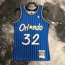 95 96 MAGIC ONEAL #32 Blue NBA Jerseys AAA42117