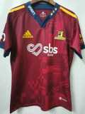 2020 New Zealand Highlanders Dark red Rugby Jersey AAA43048