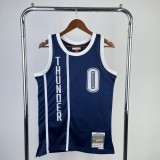 2015/16 THUNDER WESTBROOK #0 Navy NBA Jerseys