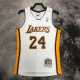 09 10 LAKERS BRYANT #24 White NBA Jerseys AAA42107