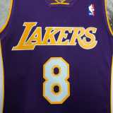 01 02 LAKERS BRYANT #8 Purple NBA Jerseys AAA42100