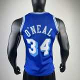 2023 LAKERS ONEAL #34 Blue NBA Jerseys