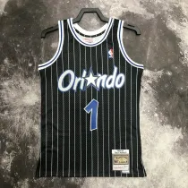 04 05 MAGIC MCGRADY #1 Black NBA Jerseys AAA42142