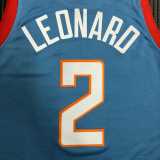 2021/22 CLIPPERS LEONARO #2 Azure NBA Jerseys