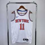 2023 KNICKS BRUNSON #11 White NBA Jerseys