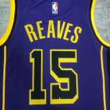 2023 LAKERS REAVES #15 Purple NBA Jerseys