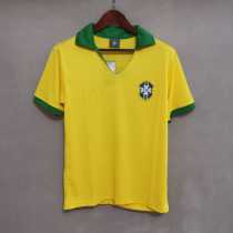 1957 Brazil Home Retro Men Soccer jersey AAA36178