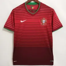 2014 Portugal Home Retro Men Soccer jersey AAA35567