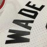 05 06 HEAT WADE #3 White NBA Jerseys AAA42116