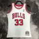 98 99 BULLS PIPPEN #33 White NBA Jerseys AAA42122