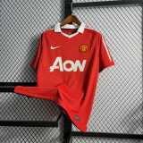 10 11 Man Utd Home Retro Men Soccer jersey AAA43643
