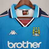 97 99 Man City Home Retro Men Soccer jersey AAA35964
