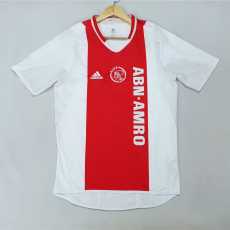 04 05 Ajax Home Retro Men Soccer jersey AAA36393