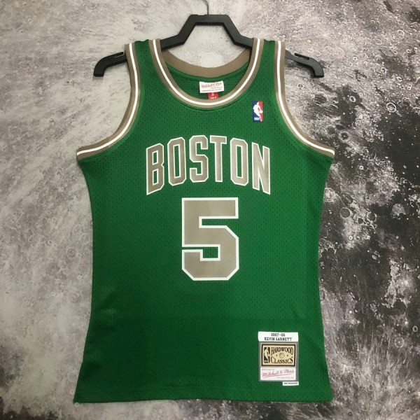07 08 CELTICS GARNETT #5 Green NBA Jerseys AAA42828