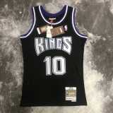 01 02 KINGS BIBBY #10 Black NBA Jerseys AAA42132