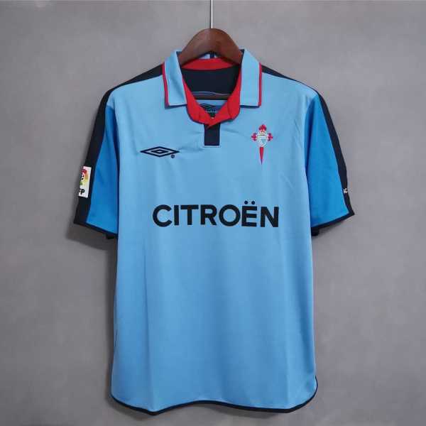 03 04 Celta Home Retro Men Soccer jersey AAA37971