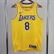 2023 LAKERS BRYANT #8 Yellow NBA Jerseys