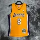 00 01 LAKERS BRYANT #8 Yellow NBA Jerseys AAA42099