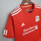 10 11 LIV Home Retro Men Soccer jersey AAA38488
