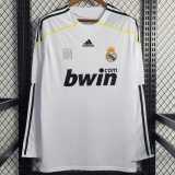 09 10 R MAD Home Retro Long Sleeve Men Soccer jersey AAA43853