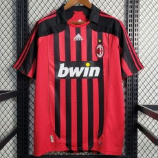 07 08 ACM Home Retro Men Soccer jersey AAA43698
