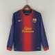 12 13 BAR Home Retro Long Sleeve Men Soccer jersey AAA37554
