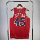 2023 BULLS JORDAN #45 Red Icon Edition Swingman Jersey NBA Jerseys