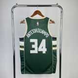 2023 BUCKS ANTETOKOUNMPO #34 NBA Jerseys