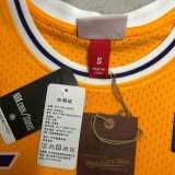 99 00 LAKERS RODMAN #73 Yellow NBA Jerseys AAA42103