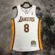 03 04 LAKERS BRYANT #8 White NBA Jerseys AAA42106