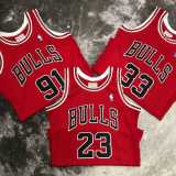 98 99 BULLS PIPPEN #33 Red NBA Jerseys AAA42125