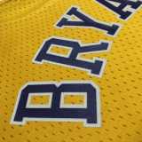 97 98 LAKERS BRYANT #8 Yellow NBA Jerseys AAA42102
