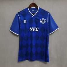 86 87 Everton Home Retro Men Soccer jersey AAA38902