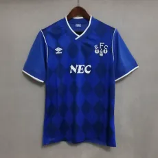 86 87 Everton Home Retro Men Soccer jersey AAA38902