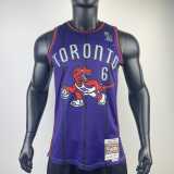 1996/97 76ERS KNOW YOURSELF #6 Purple NBA Jerseys