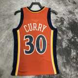 10 11 WARRIORS CURRY #30 Orange NBA Jerseys AAA42094