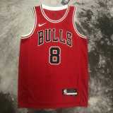 2023 BULLS LAVINE #8 Red Icon Edition Swingman Jersey NBA Jerseys