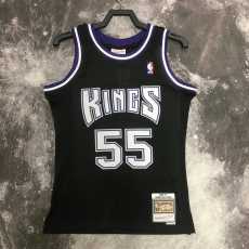 01 02 KINGS WILLIAMS #55 Black NBA Jerseys AAA42133