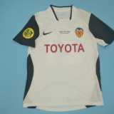 03 04 Valencia Home Retro Men Soccer jersey AAA37975