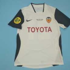 03 04 Valencia Home Retro Men Soccer jersey AAA37975