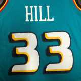 98 99 PISTONS KILL #33 Aqua NBA Jerseys AAA42134