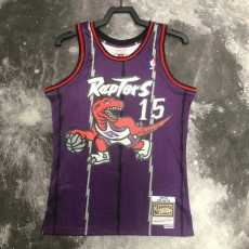 99 00 RAPTORS CARTER #15 Purple NBA Jerseys AAA42139