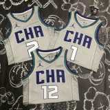 19 20 HORNETS DUBRE JR. #12 NBA Jerseys AAA41300