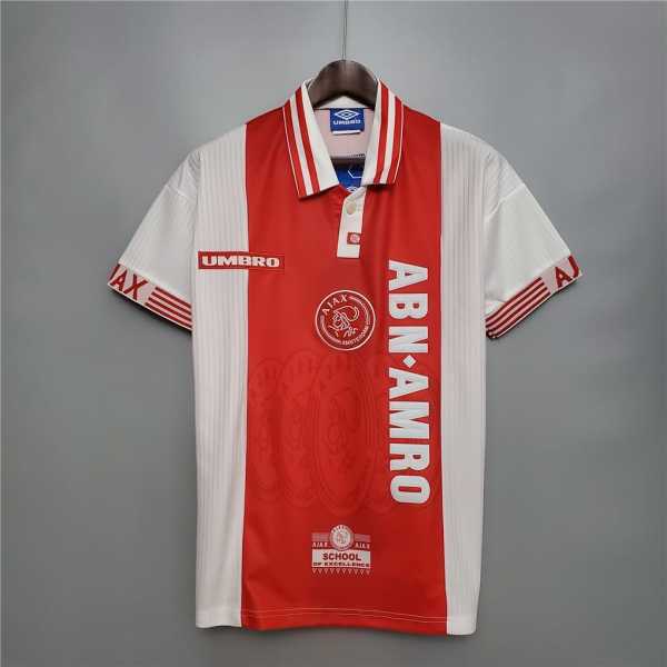 97 98 Ajax Home Retro Men Soccer jersey AAA36386
