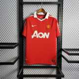 10 11 Man Utd Home Retro Men Soccer jersey AAA43643