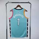 2023 SA SPURS WEMBANYAMA #1 NBA Jerseys