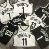 2023 NETS IRVING #11 NBA Jerseys