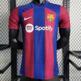 23 24 BAR Home Player Version Men Soccer jersey AAA43803