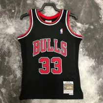 98 99 BULLS PIPPEN #33 Black NBA Jerseys AAA42128